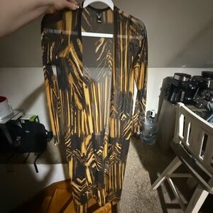 Black and Gold Women's Cover Up